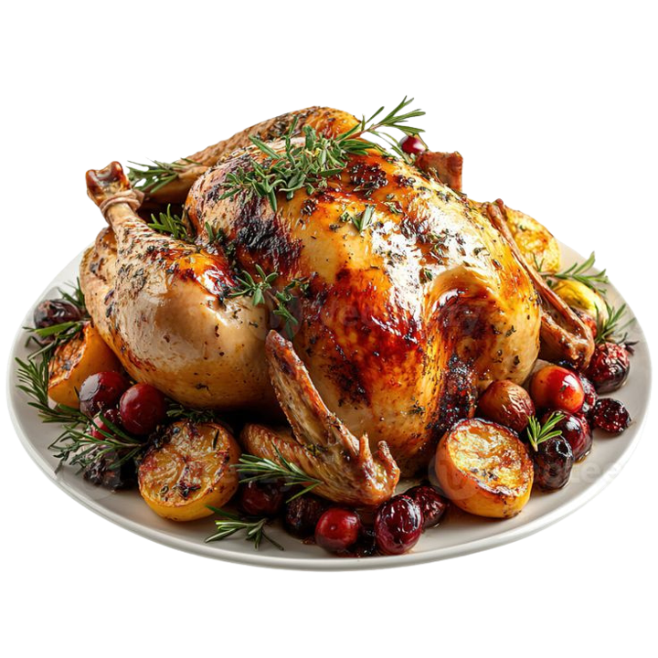 Pavo entero navideño
